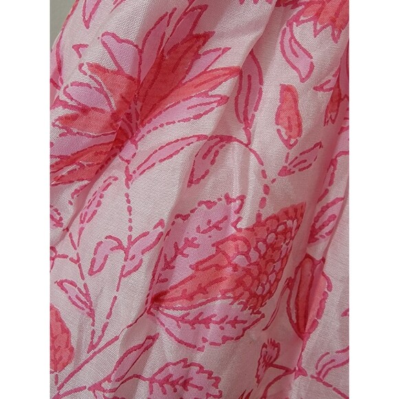 Bella Tu Off-The-Shoulder Mini Dress Pink Floral Bohemian Size XL Modified - Picture 11 of 16